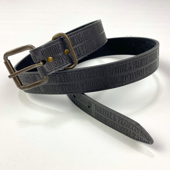 Marithe & Francois Accessories - Marithe & Francois Girbaud Black Leather Belt